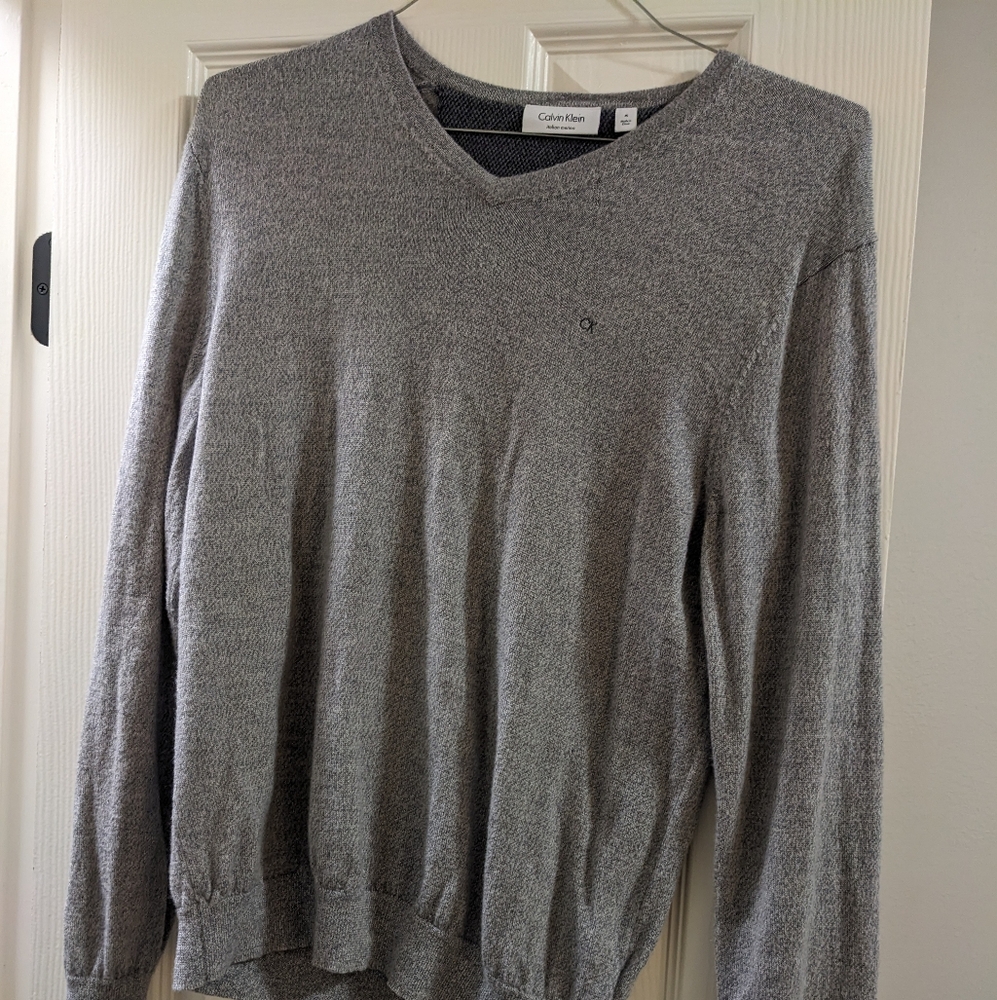 Calvin Klein Mens Sweater Grey